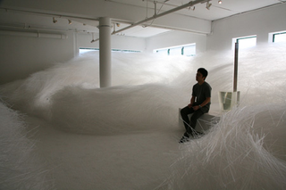 Illustration for article titled Two Million Fast Food Straws Used for Interior Design